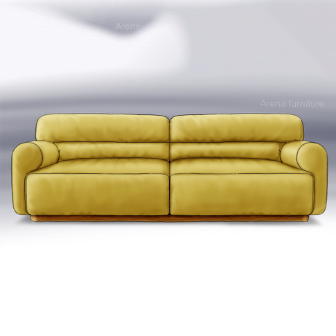 Newest design 2-Seaters Sofa (Pantone)