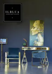 Ilblua  Luxury Metal Armchair Fabric