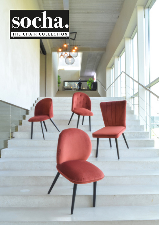 Modern Socha Rose Velvet Dining Chair