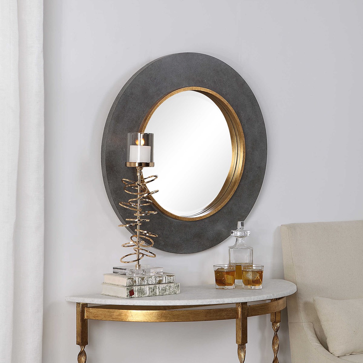 SAUL ROUND MIRROR-test