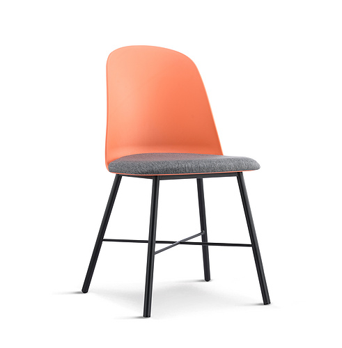 SImple Nordic Plastic Dinning chair 8336
