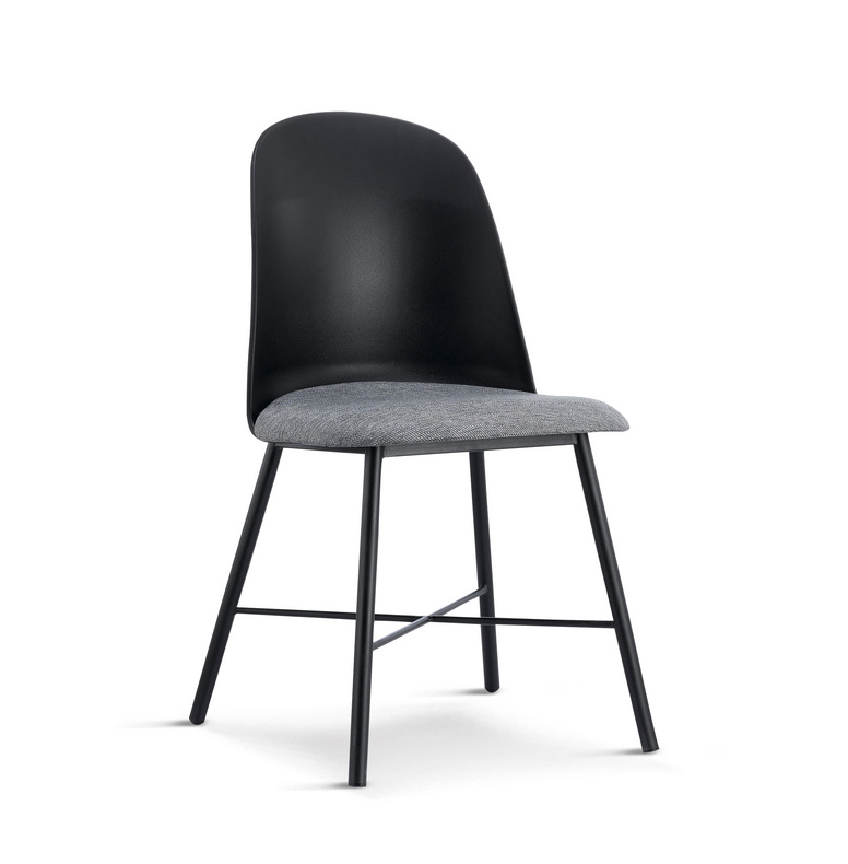 SImple Nordic Plastic Dinning chair 8336