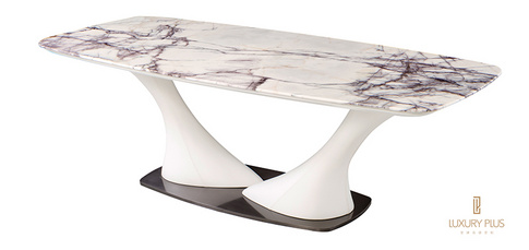 LP-GR-C1927 Board Marble Dining Table Modern Design