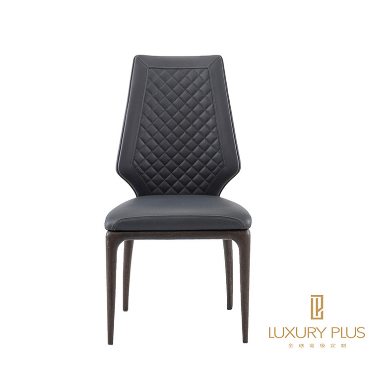 LP-GR-C1904 Cowhide Dining Chair Modern Design