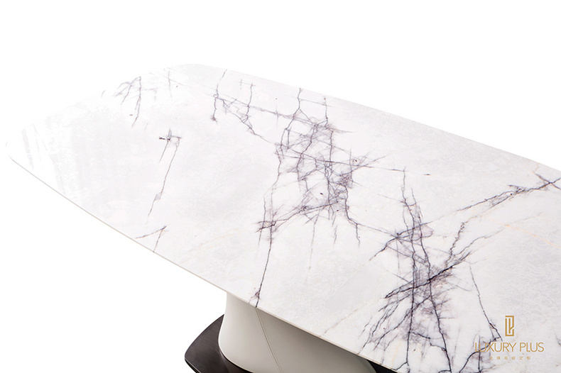 LP-GR-C1927 Board Marble Dining Table Modern Design