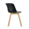 American Style Cheap Modern Wooden Legs Home Furniture Plastic Colorful Back Dining Room Chair Wooden Chair Design