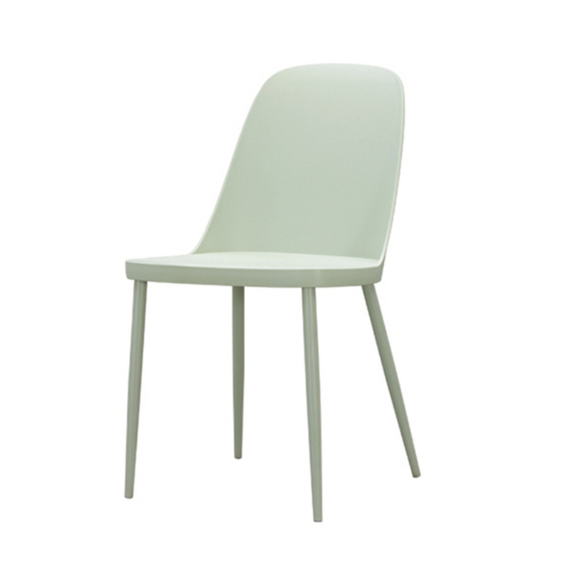 China Factory Home Furniture modern design stackable plastic colored chair DIning Room pp seat plastic dining chairs