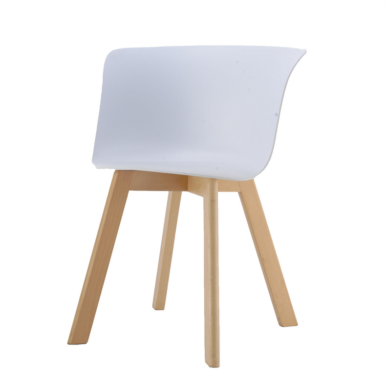 American Style Cheap Modern Wooden Legs Home Furniture Plastic Colorful Back Dining Room Chair Wooden Chair Design