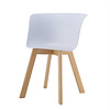 American Style Cheap Modern Wooden Legs Home Furniture Plastic Colorful Back Dining Room Chair Wooden Chair Design