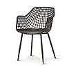 High Quality Home Furniture Modern Design China Factory Plastic Mesh Chair Dining Room PP Seat Plastic Dining chairs