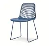 Free Sample High Quality PP Wholesale Stackable Modern Mesh Design Chair Plastic Dining Chairs For Dining Room