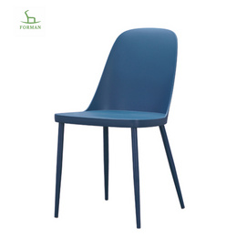 China Factory Home Furniture modern design stackable plastic colored chair DIning Room pp seat plastic dining chairs