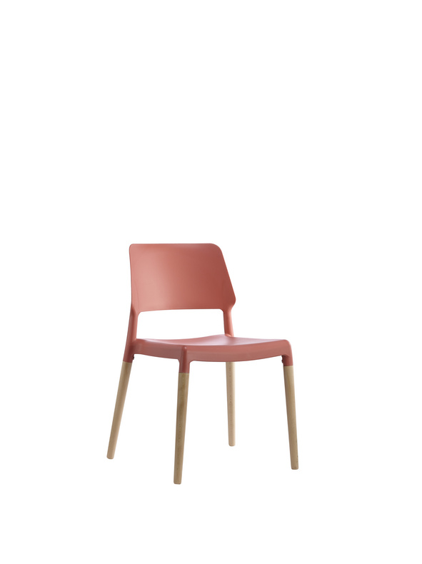 simple plastic dinning chair 8086