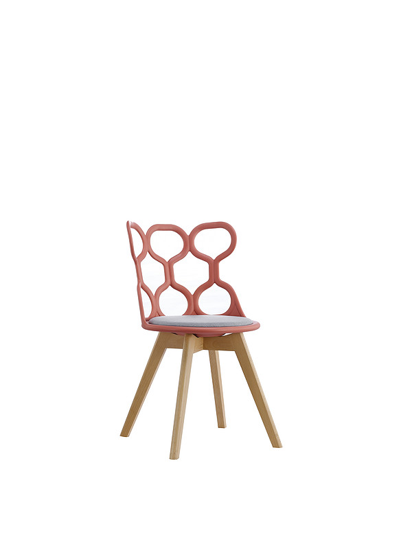 simple plastic dinning chair 8331
