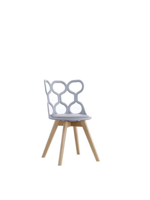 simple plastic dinning chair 8331