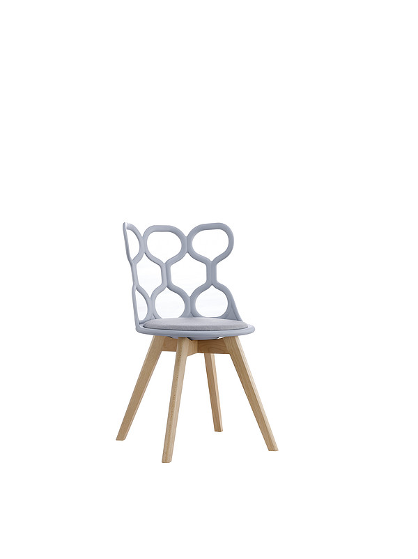 simple plastic dinning chair 8331