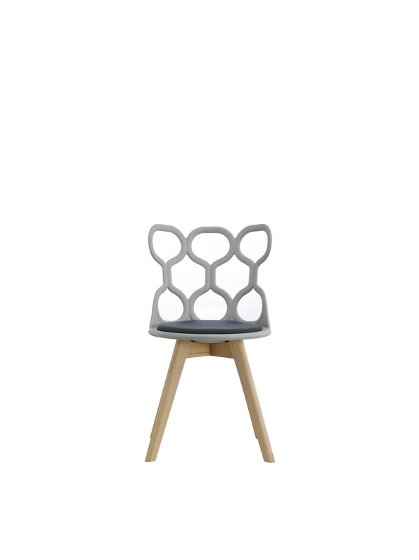 simple plastic dinning chair 8331