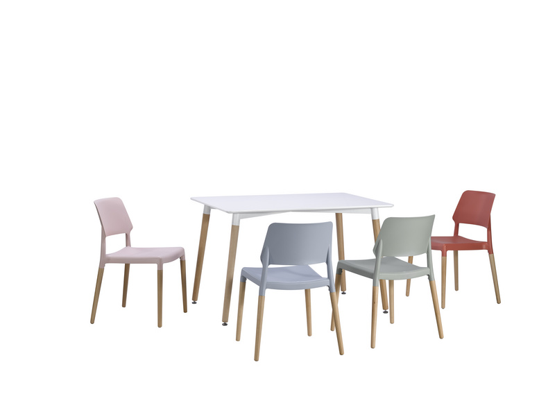 simple plastic dinning chair 8086