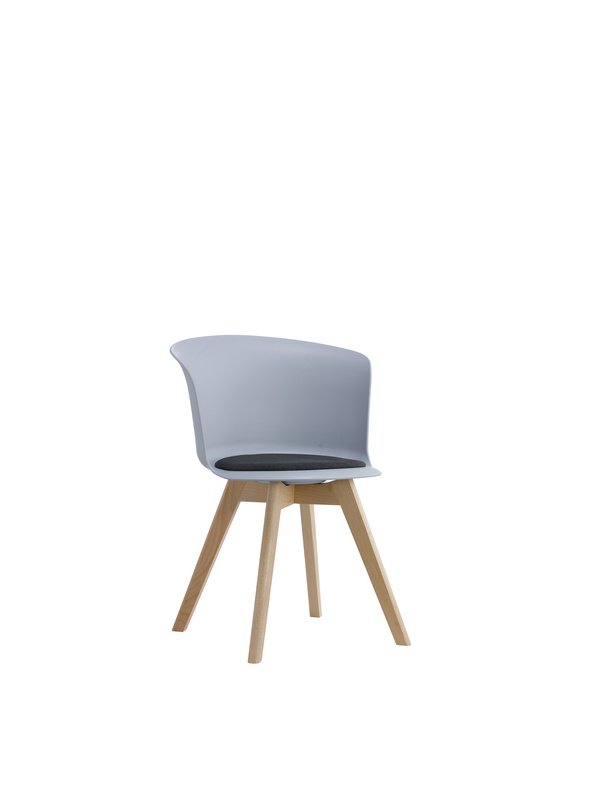 Simple plastic dinning chair 8322