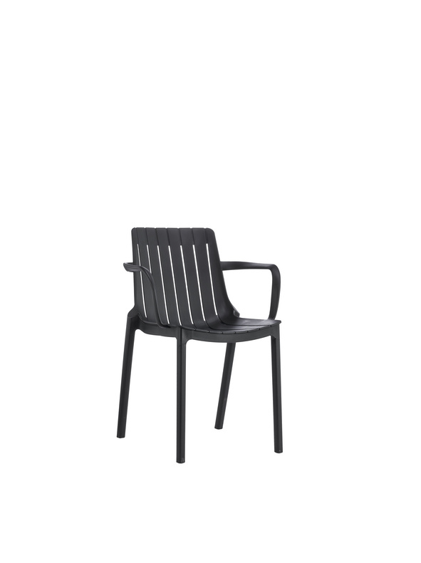 Simple plastic dinning chair 8335A