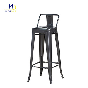 Wholesale Cafe Metal Sillas Bar Stool Chair with Back  BC-101