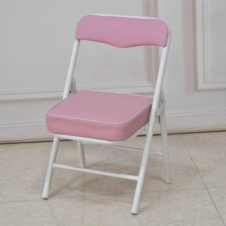 Custom Colorful Plastic Cushion Folding Chair