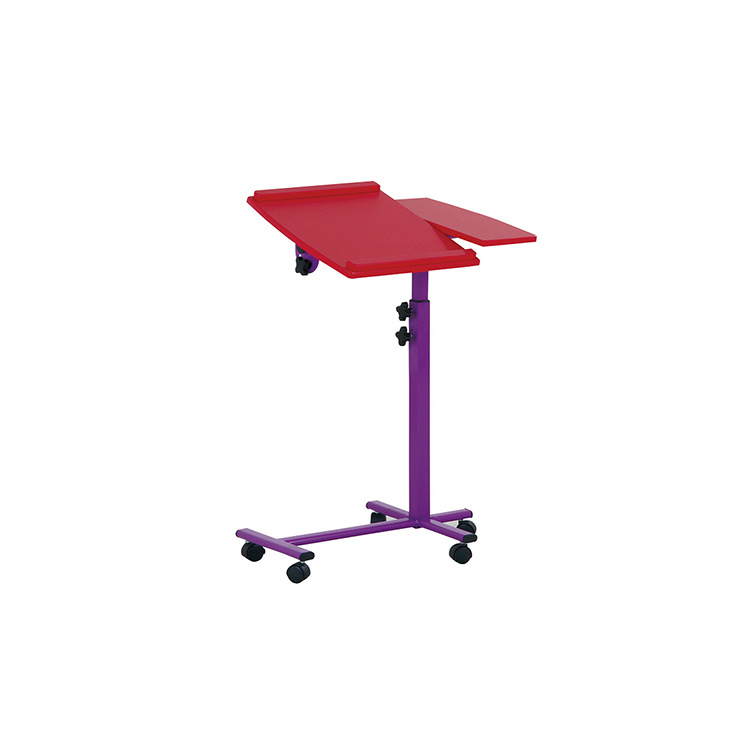 2019 New Design Simple Mobile Flip Top Computer Desk with Wheels