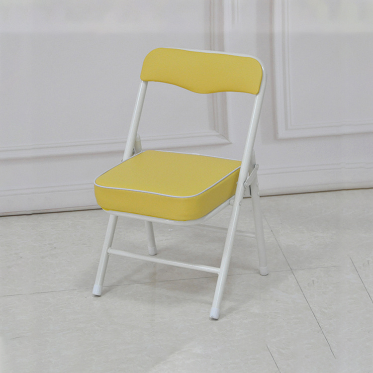 Custom Colorful Plastic Cushion Folding Chair