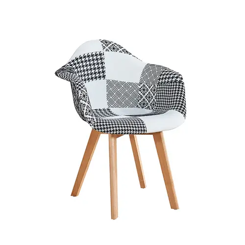 Patchwork fabric chair