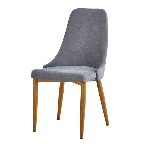 Metal legs fabric chair