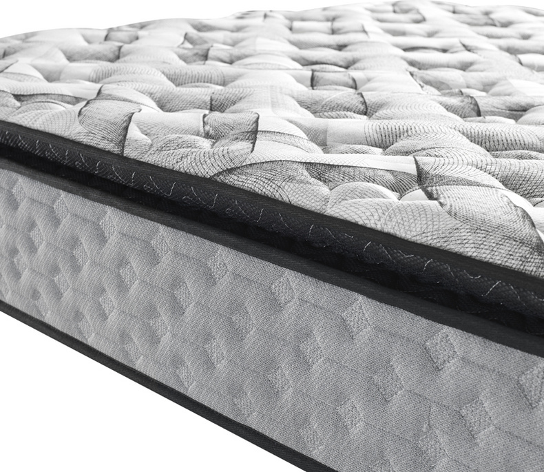 knitted fabric king memory foam pocket coil spring mattress