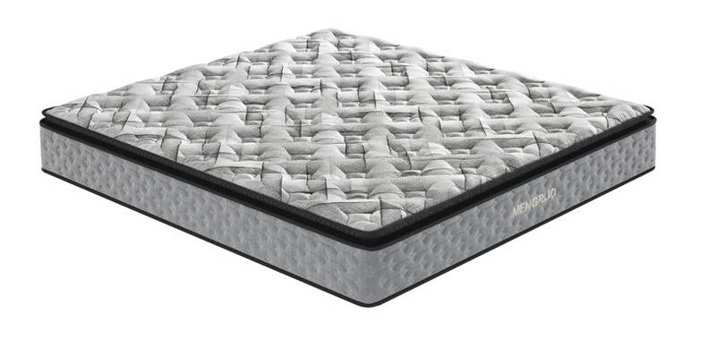 knitted fabric king memory foam pocket coil spring mattress