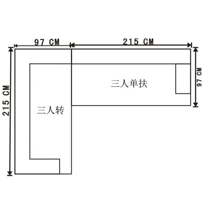 corner sofa 1352