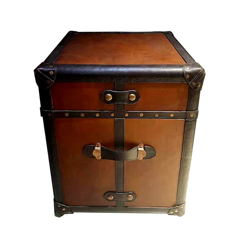 JK0384 leather bedside cabinet