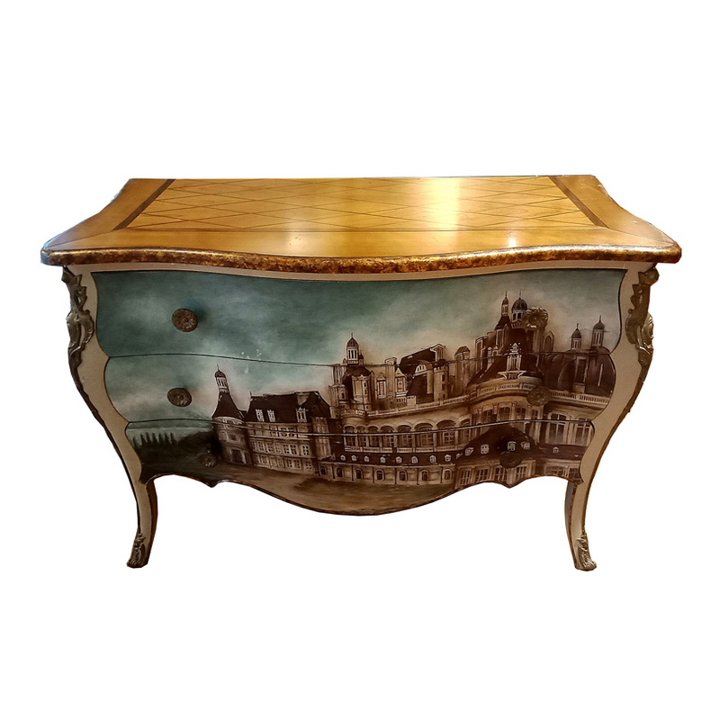 DUB12 European colored drawing sideboard