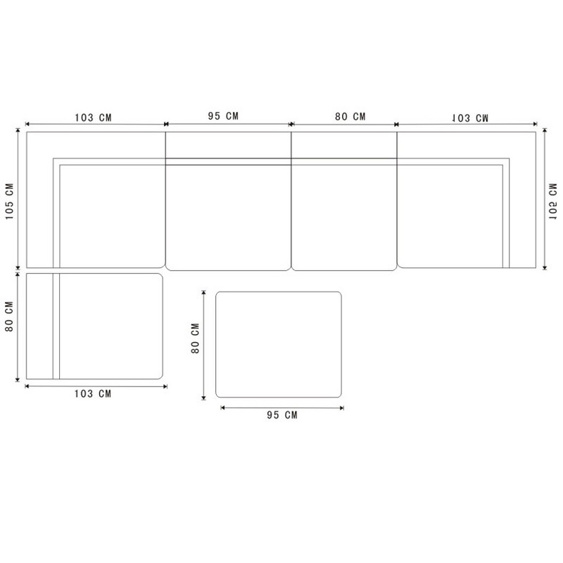 corner sofa 1518 NY