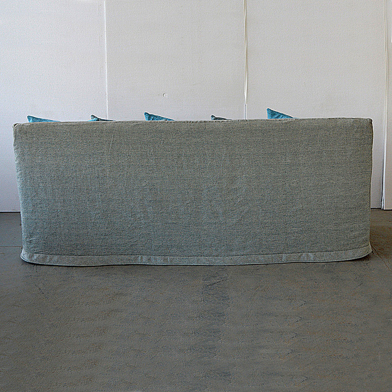 DSC0569 fabric three seats sofa couch