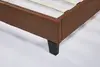 Leather simple bed frame