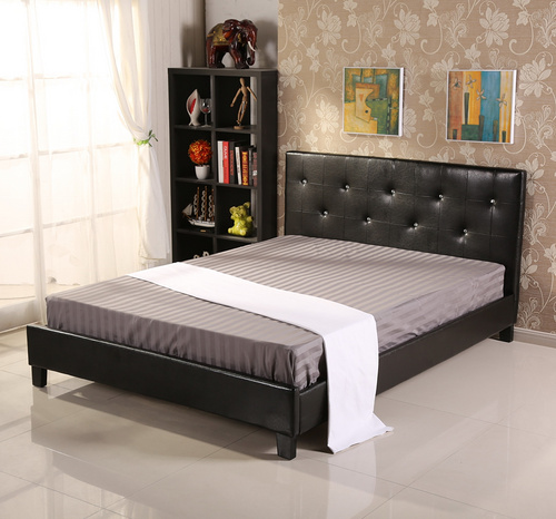 bed frame with crystal