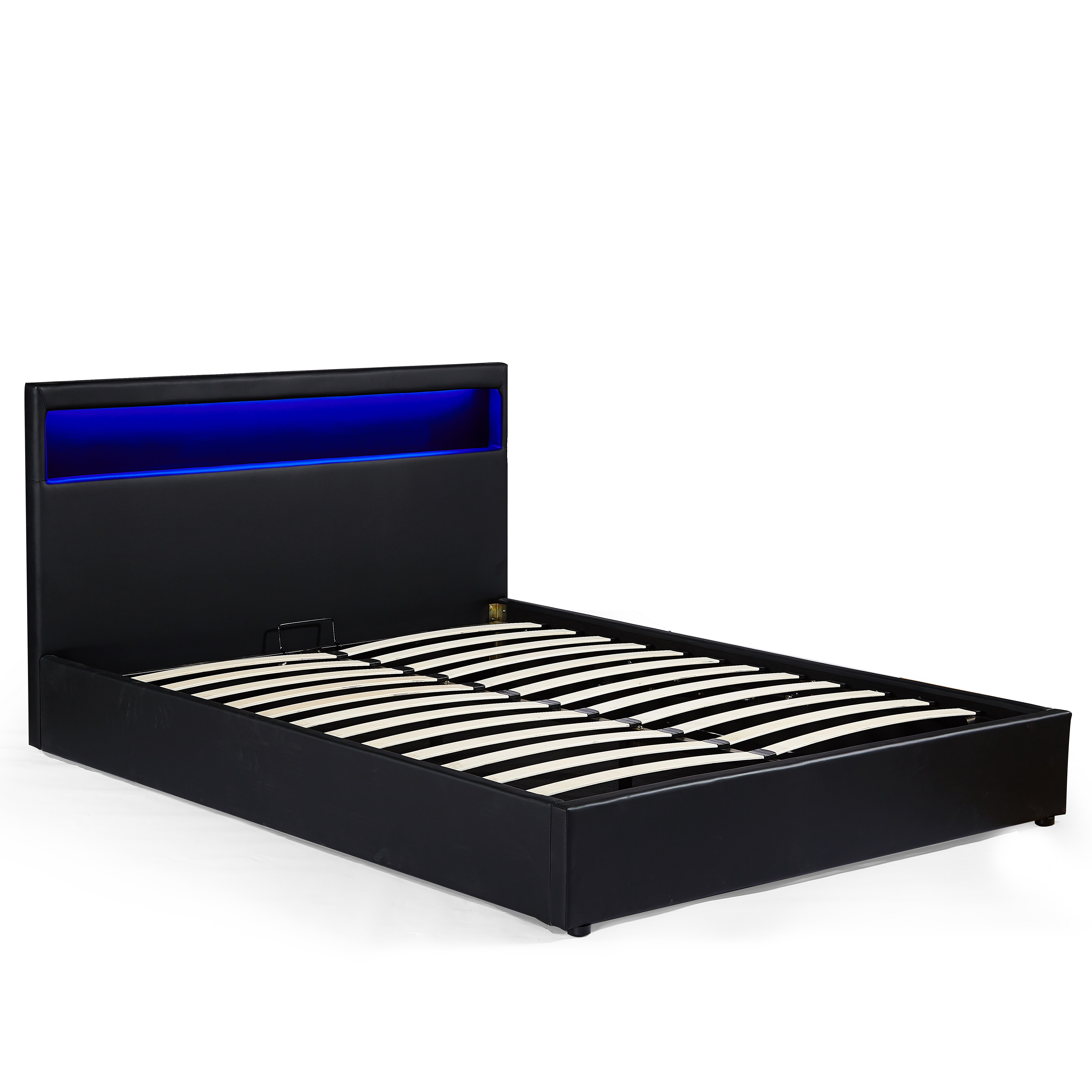 Leather bed frame with Storage