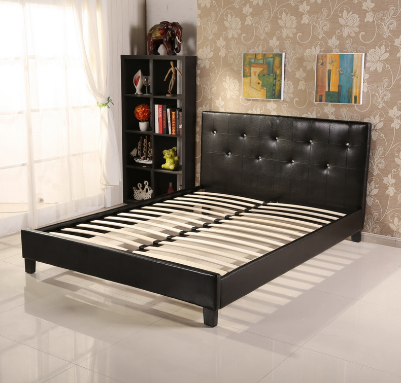 bed frame with crystal