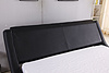 Fashion bed in black PU