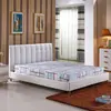 leather bed Fashion White