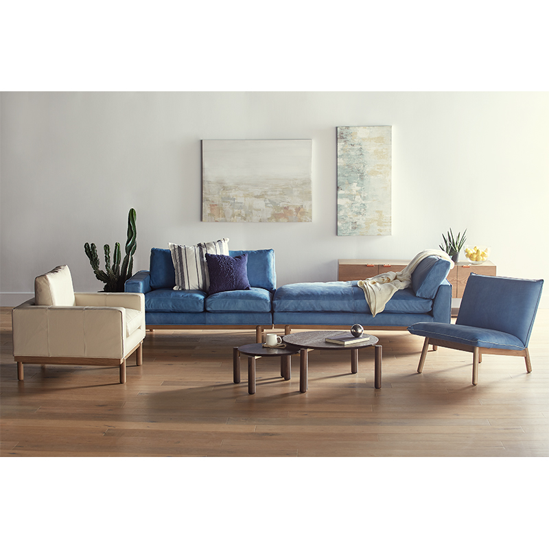 Cantor Left Arm Leather Sofa 262-109503