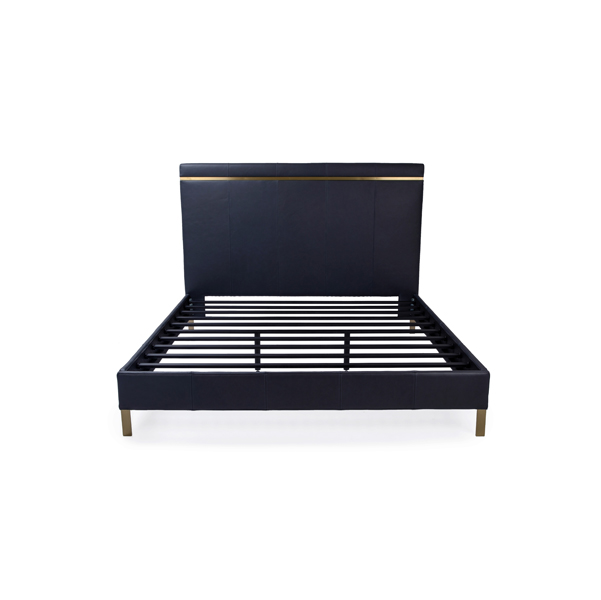 Munro 1.8m Leather Bed