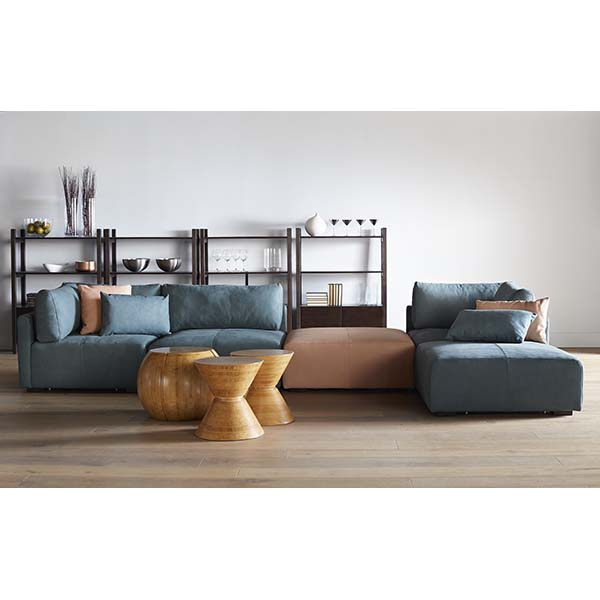 Cayo Leather Armless Sectional 262-109637