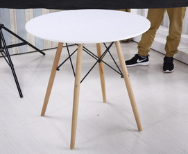 Kitchen Dining Table Round Coffee Table Modern Leisure Wood Tea Table Office table