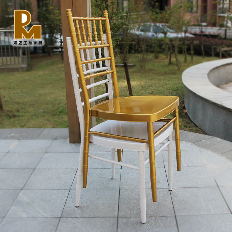 Gold color  chiavary chair