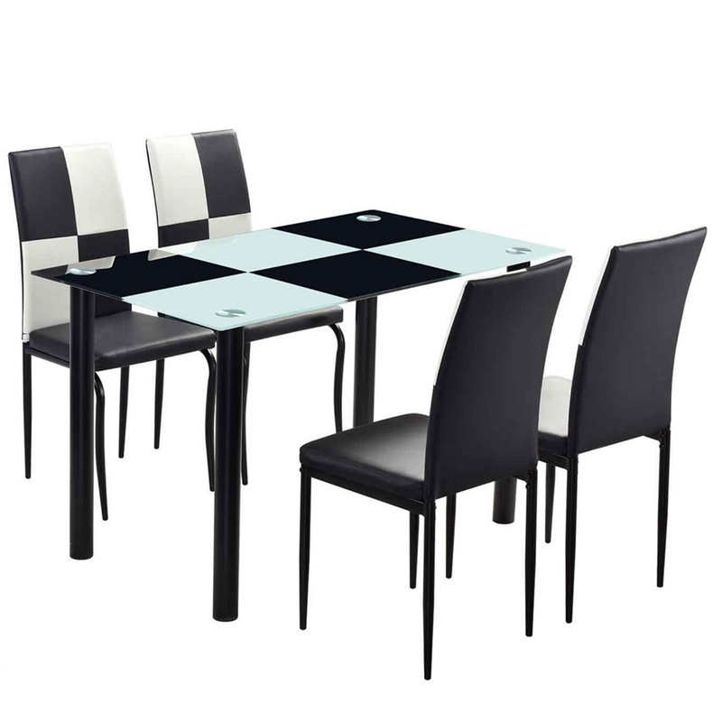 new design nordic tempered glass restaurant dining room dining table