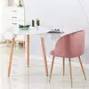 painting MDF wooden legs center table living room round dining table